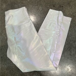 Zyia white unicorn leggings
